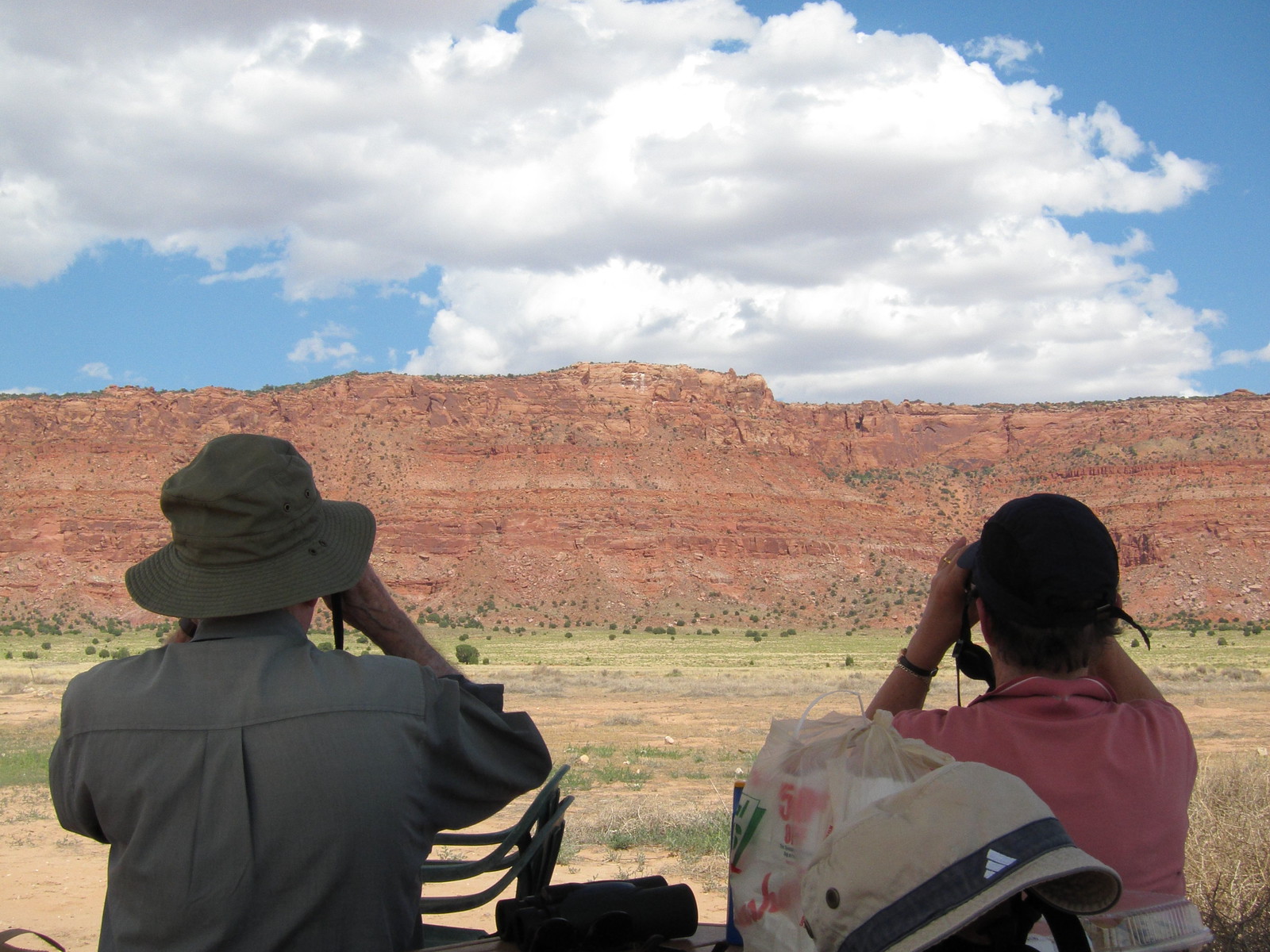 Our journey takes us past the Vermilion Cliffs... 