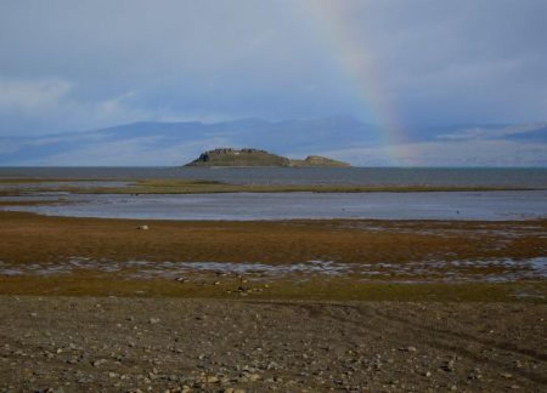 Lago Argentino is the beautiful backdrop for our days based in Calafate