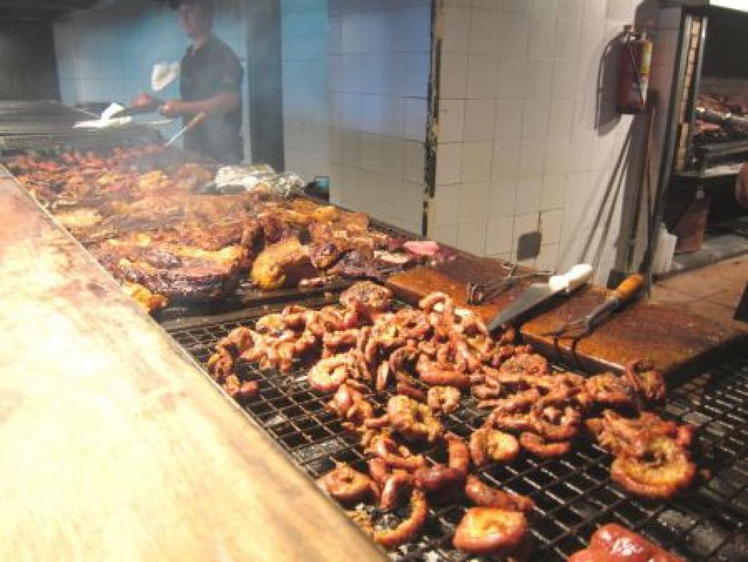 ...and amazing food such as the bountiful Parillas (barbeques) for which Argentina is known...