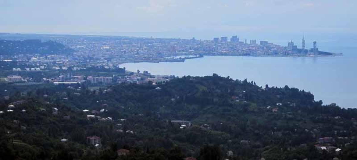 The resort town of Batumi is our base from now on, nestled in the south east corner of the Black Sea. 