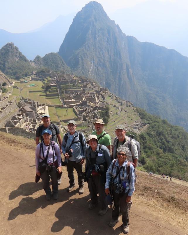 Group Photo at Machu Picchu