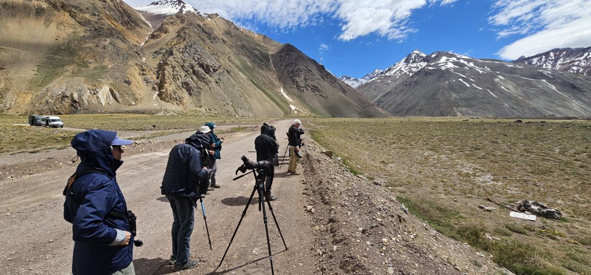 Group in the Yeso valley