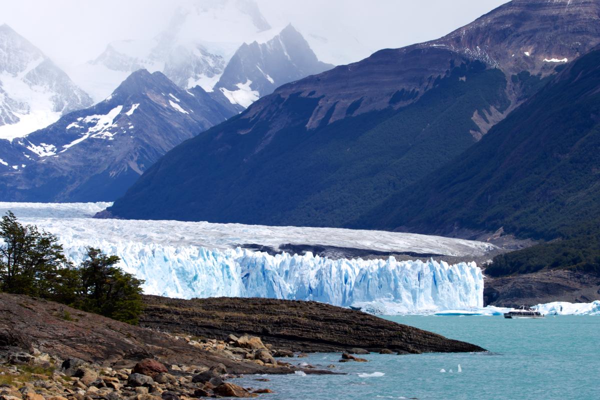 The massive Perito Moreno glacier was stunning