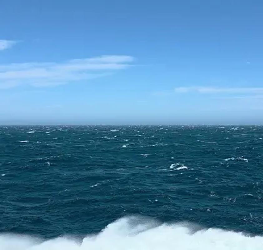The open sea!