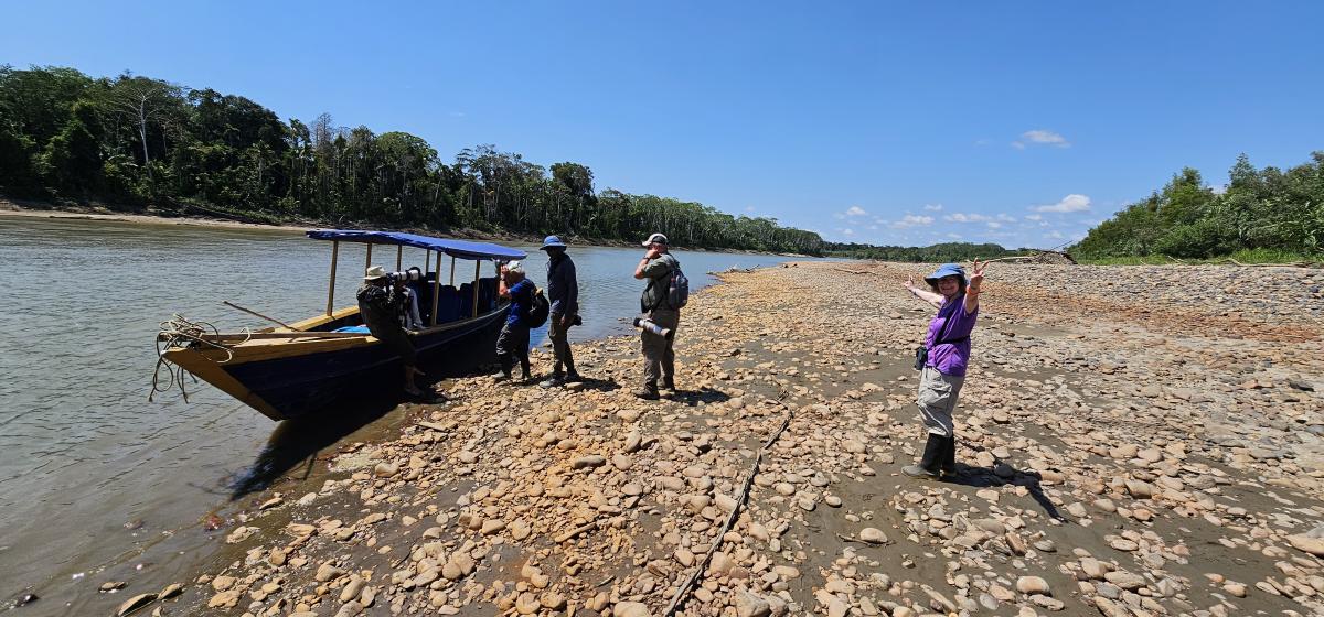 The embarkation we used in the lowlands to travel from lodges to lodges.