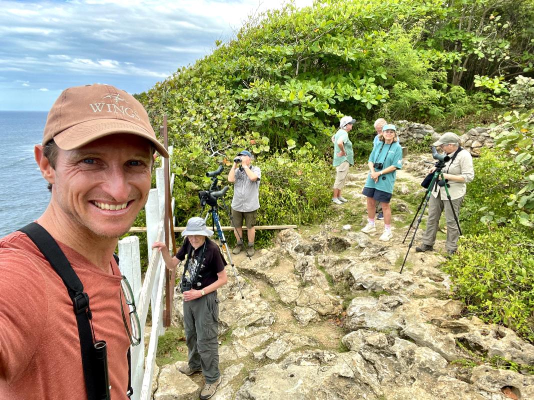 Merendero de Guajataca, White-tailed Tropicbird lookout