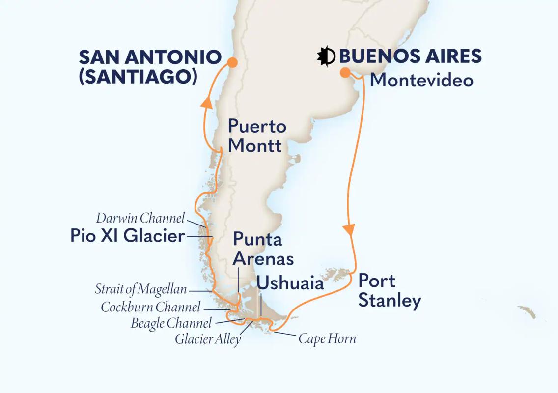 Holland America Cruise map - March 2028 https://www.hollandamerica.com/en/us/find-a-cruise/s8s15b/i815