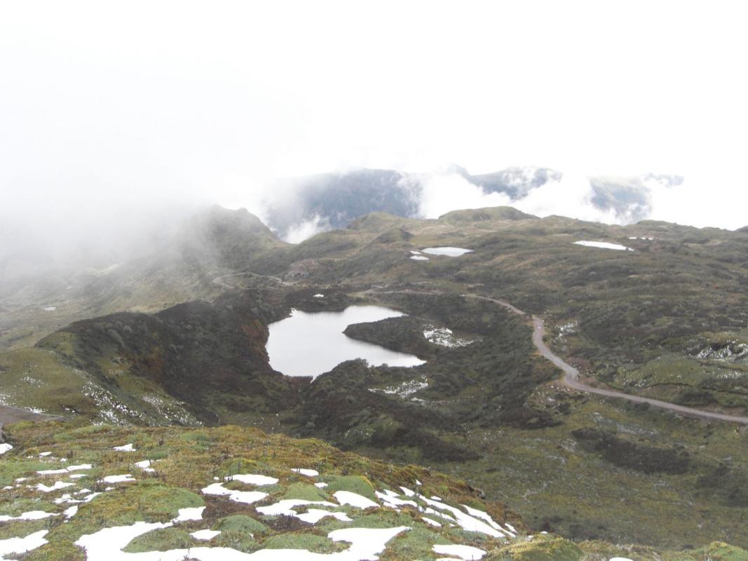 We’ll leave Quito for the high elevations of Papallacta Pass. That’s right, snow on the Equator.
