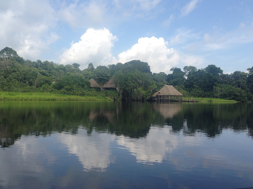 After a short walk followed by a canoe ride, we’ll reach Sani Lodge, our home for the week.