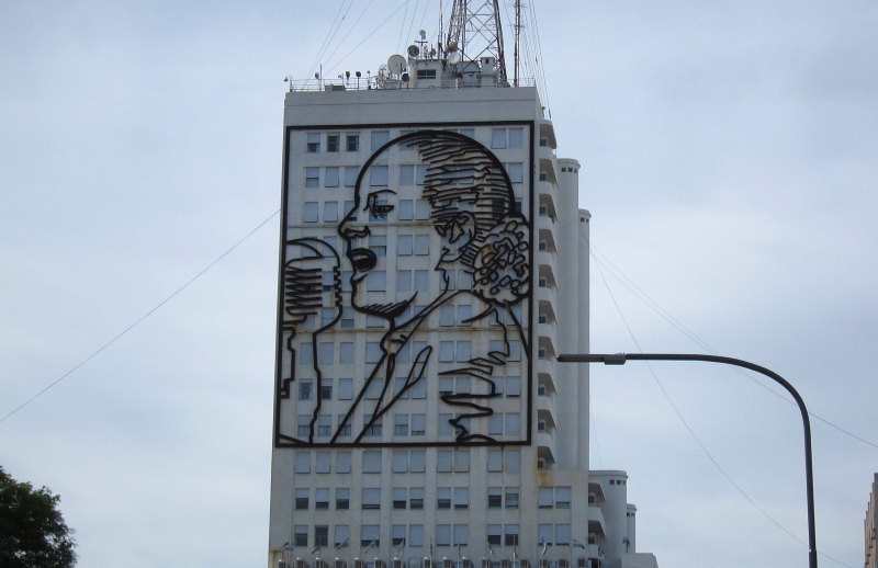 On arriving in Buenos Aires, it’s hard to miss Eva Perón whose face is still visible throughout the country showing her lasting effects on Argentina.