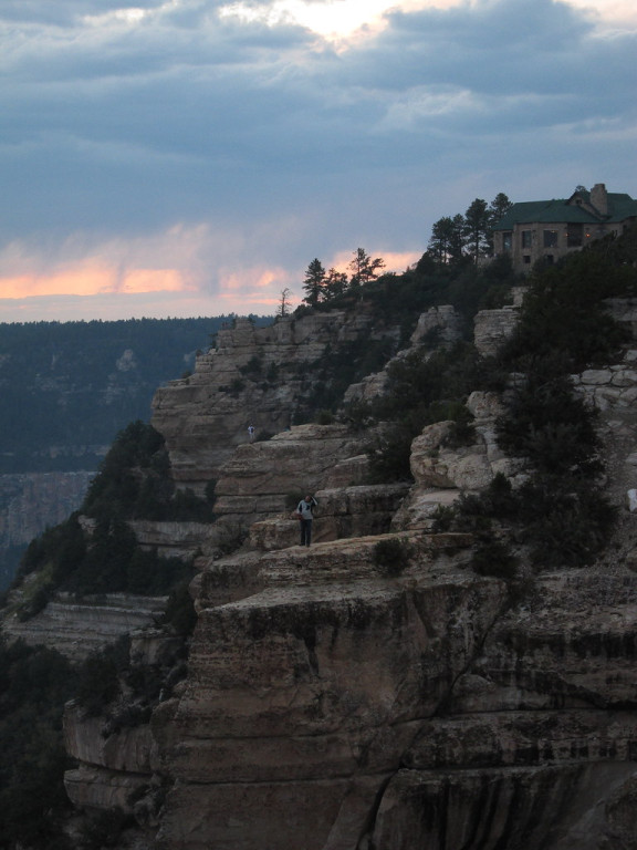 …and on to our lodge perched on the north rim of the Grand Canyon…
