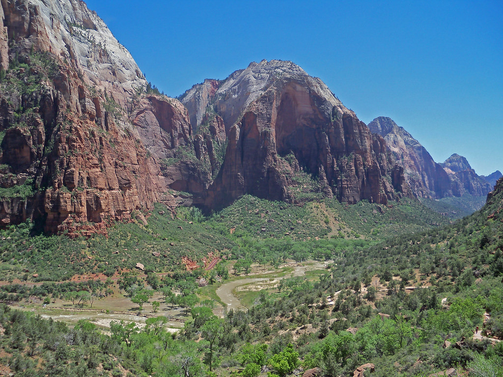 …and the cliffs of Zion National Park.