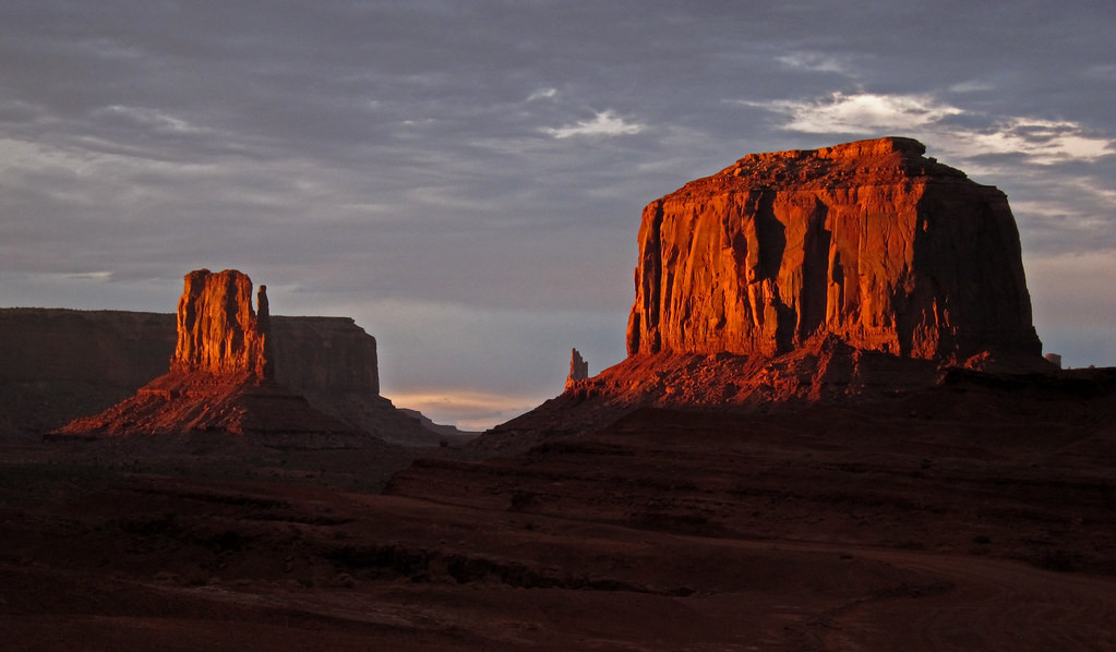 …and take a late afternoon drive through Monument Valley.