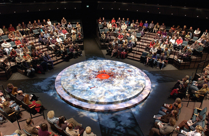 …and the more modern Thomas Theatre. Photo credit: Oregon Shakespeare Festival

