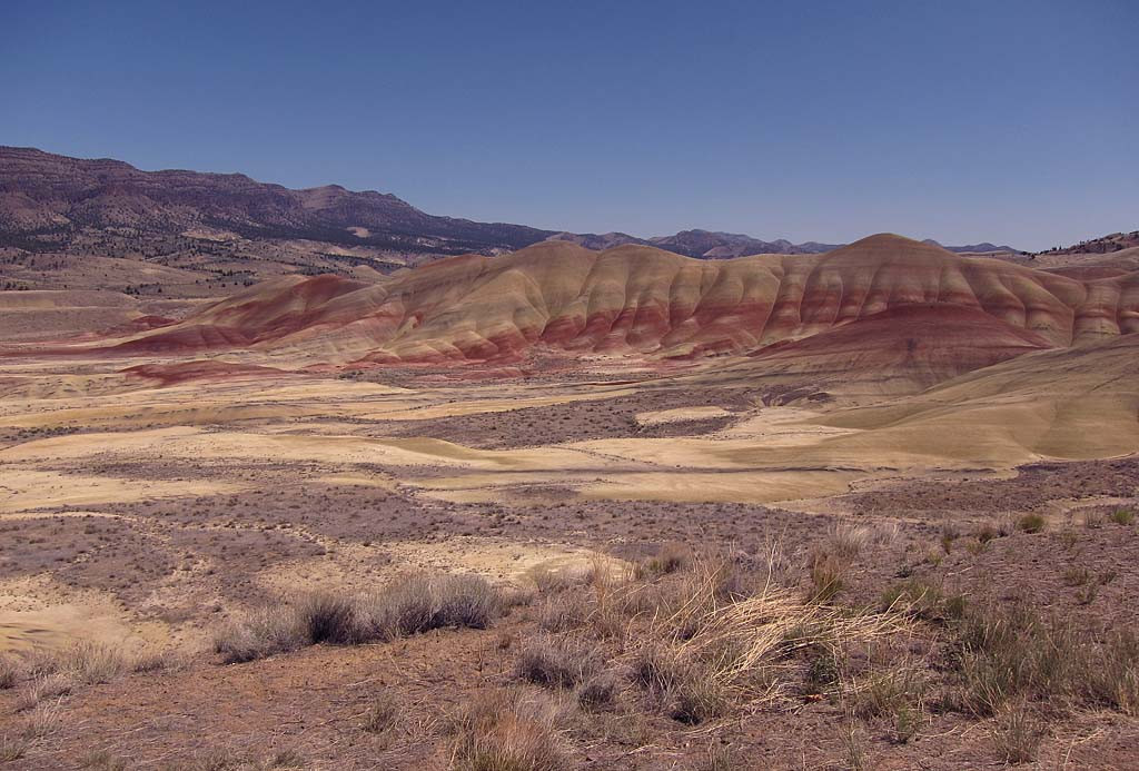 On our way back to Portland we’ll stop by the Painted Hills sector of the John Day Fossil Beds National Monument…