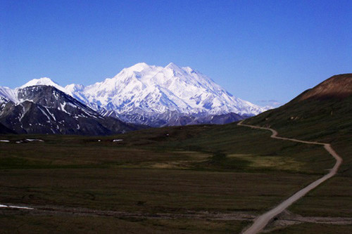 Mount Denali stands as a monolithic sentinel over the Alaska Range.
