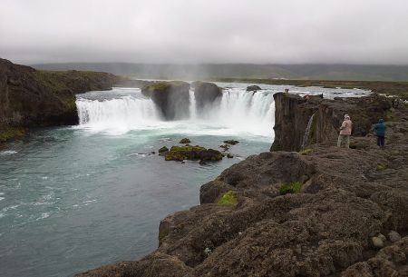 The north-east is home to several impressive waterfall two of which we will visit, Go&eth;afoss (the waterfalls of the Gods)...