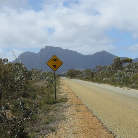 On our way to the remote Stirling Ranges...
