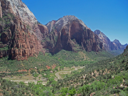 ...and the cliffs of Zion National Park.