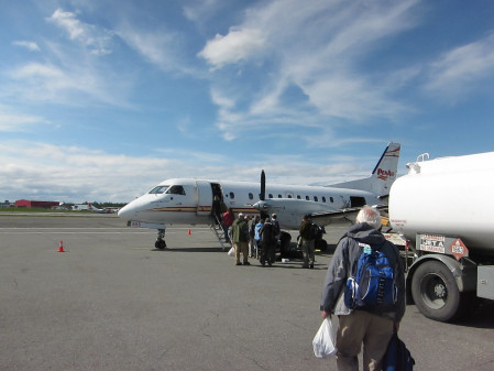 Modern Saab turboprop planes will take us from Anchorage&hellip;