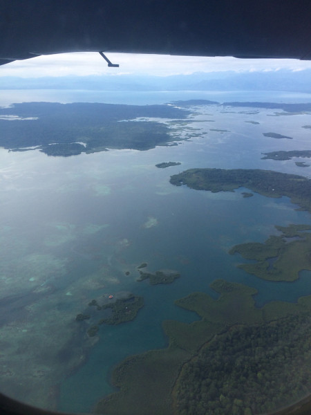 Flying over the archipelago offers some excellent views...