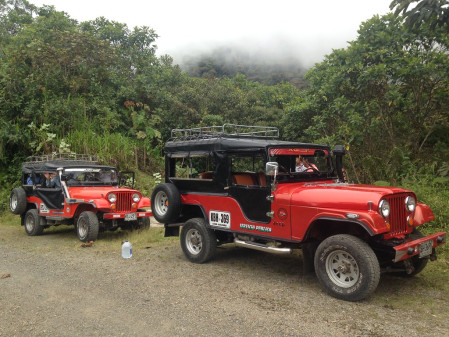 ... and several kinds of 4x4 jeeps to reach the most remote areas!